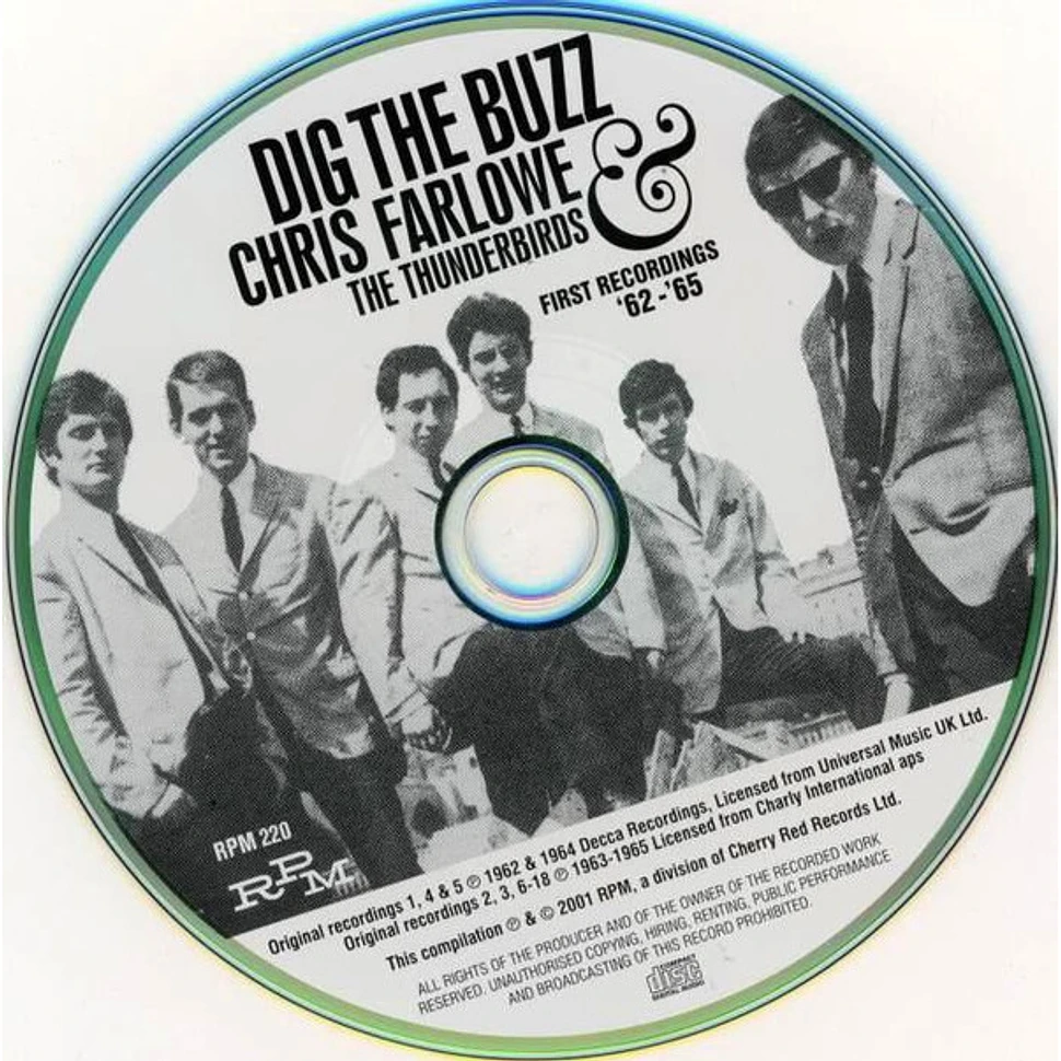 Chris Farlowe & The Thunderbirds - Dig The Buzz, First Recordings '62 - '65