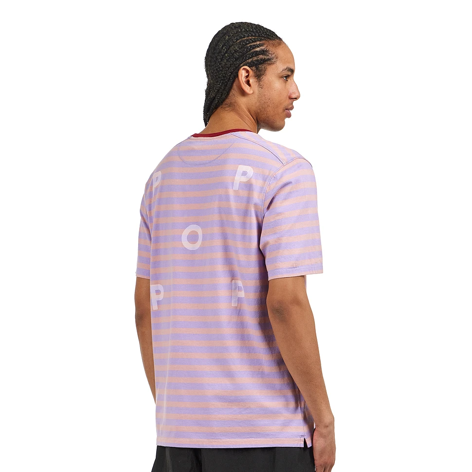 Pop Trading Company - Striped Logo T-Shirt