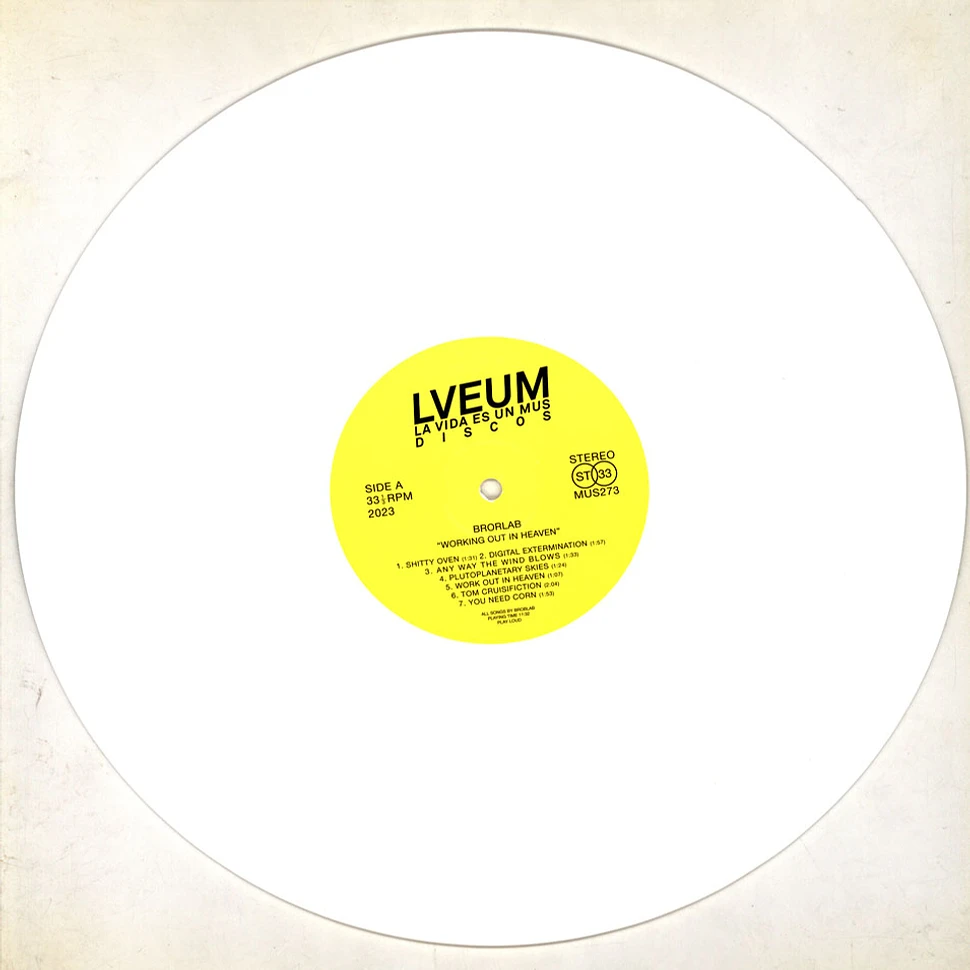 Brorlab - Working Out In Heaven White Vinyl Edition