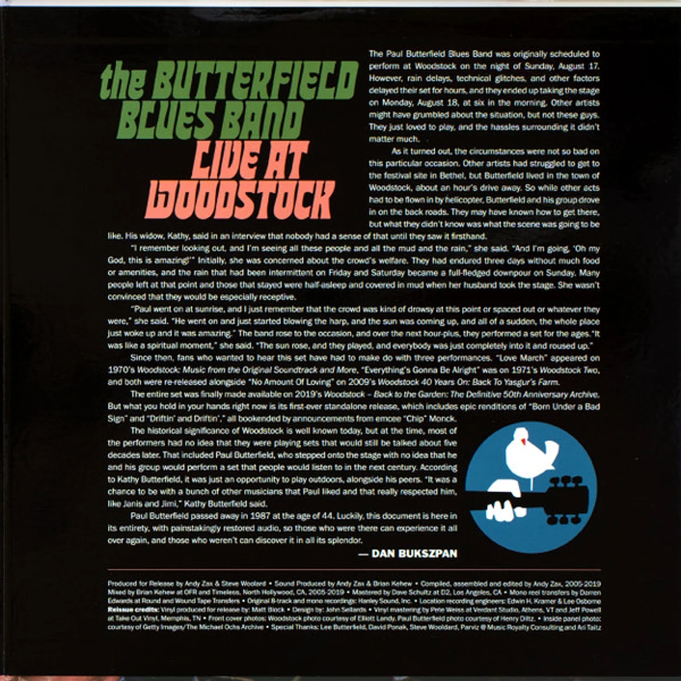 The Paul Butterfield Blues Band - Live At Woodstock