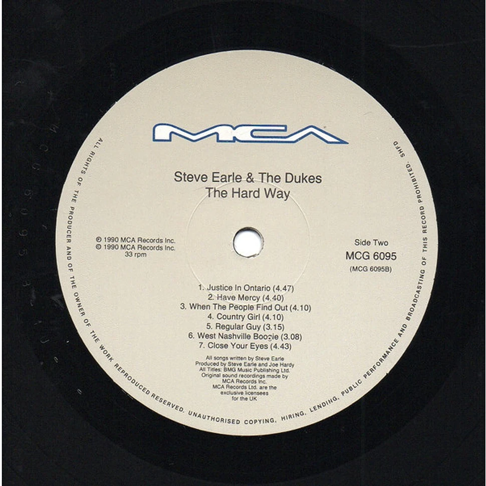 Steve Earle & The Dukes - The Hard Way
