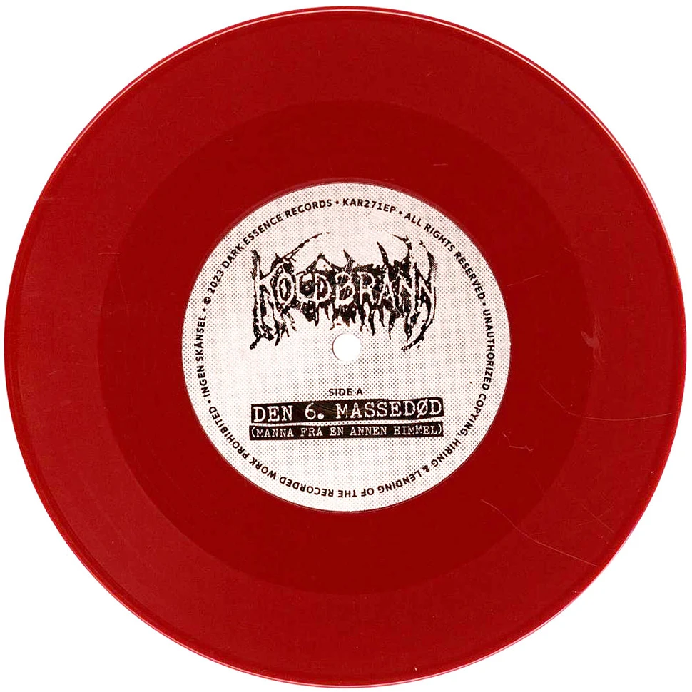 Koldbrann - Den 6. Massedød (Manna Fra En Annen Himmel) Oxblood Red Vinyl Edition