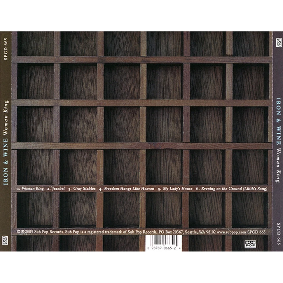 Iron And Wine Woman King CD 2005 US Original HHV