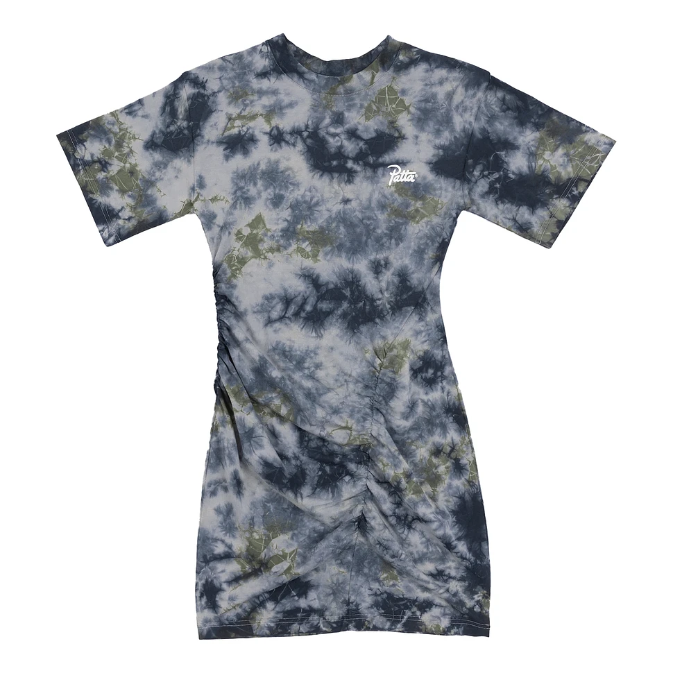 Patta - Femme Ruched Tie Dye T-Shirt Dress