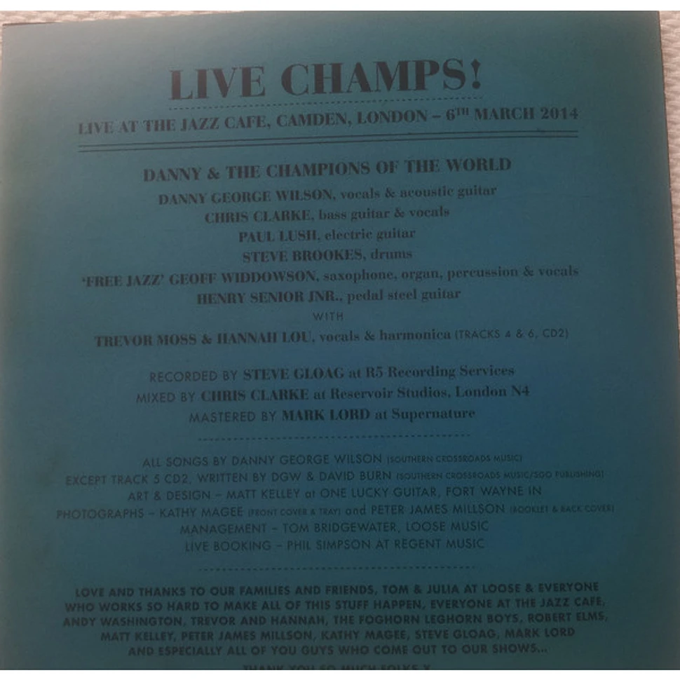 Danny & The Champions Of The World - Live Champs!