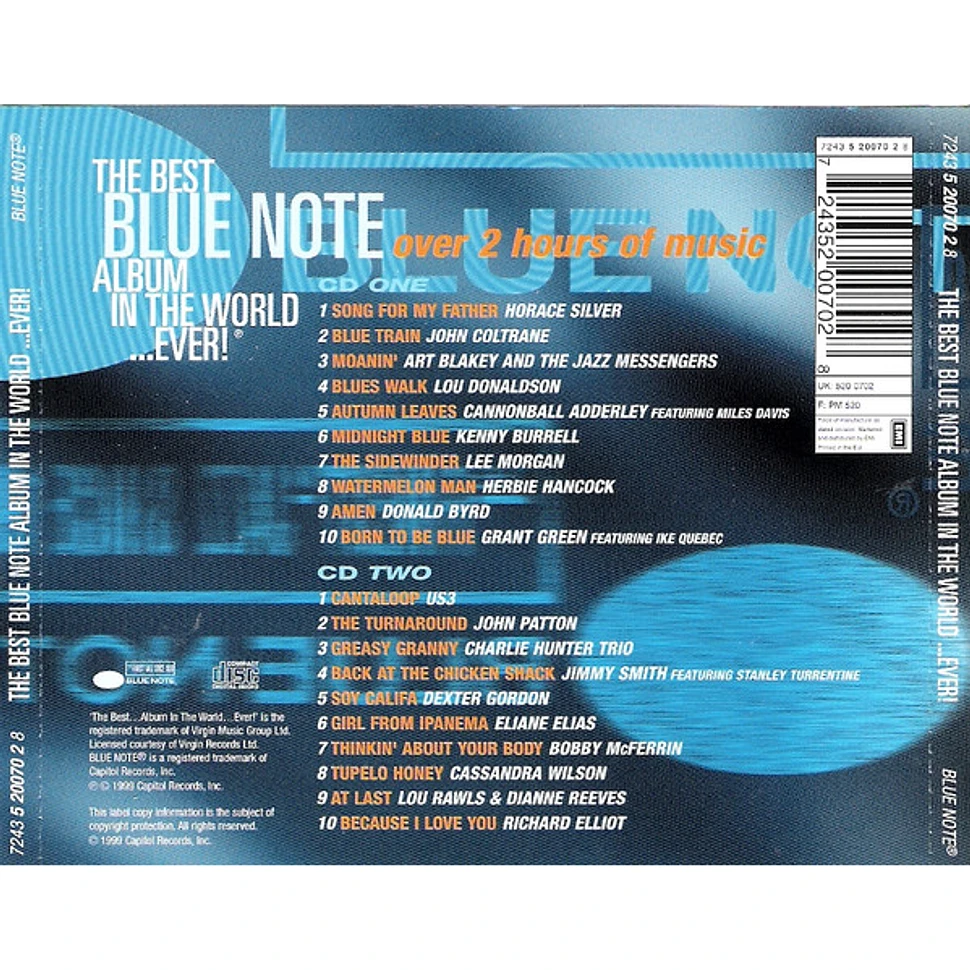 V.A. The Best Blue Note Album In The World...Ever! 2CD 1999 EU