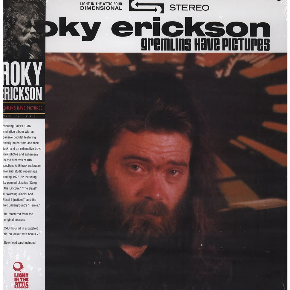 Roky Erickson - Gremlins Have Pictures - Vinyl LP+7