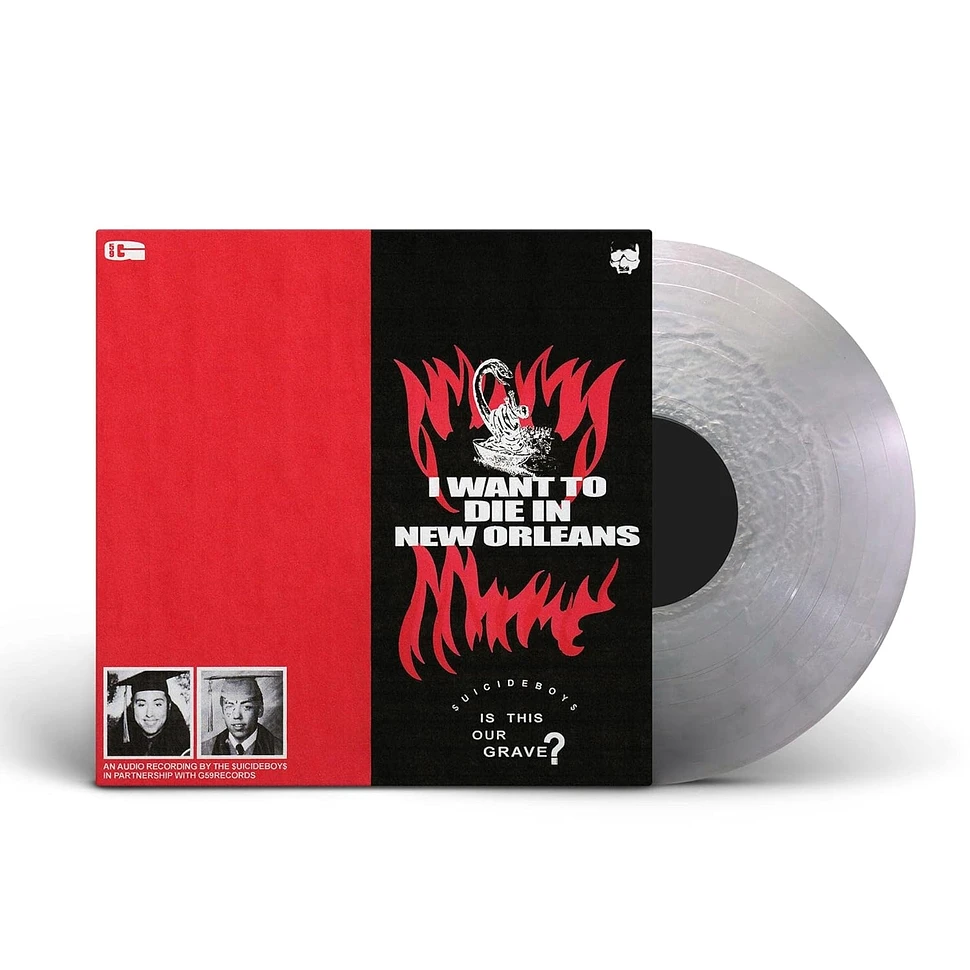 $uicideboy$ - I Want To Die In New Orleans Silver Vinyl Edition