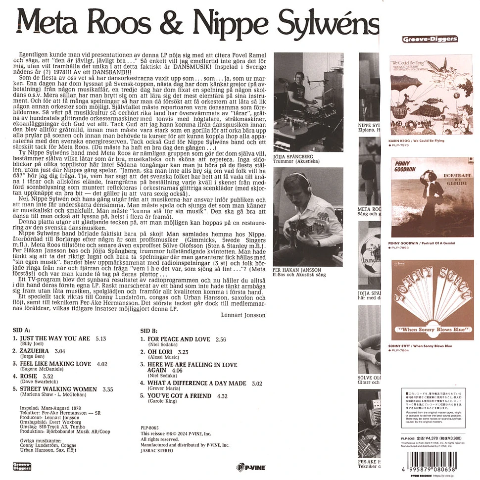 Meta Roos And Nippe Sylwens Band - Meta Roos And Nippe Sylwens Band 78