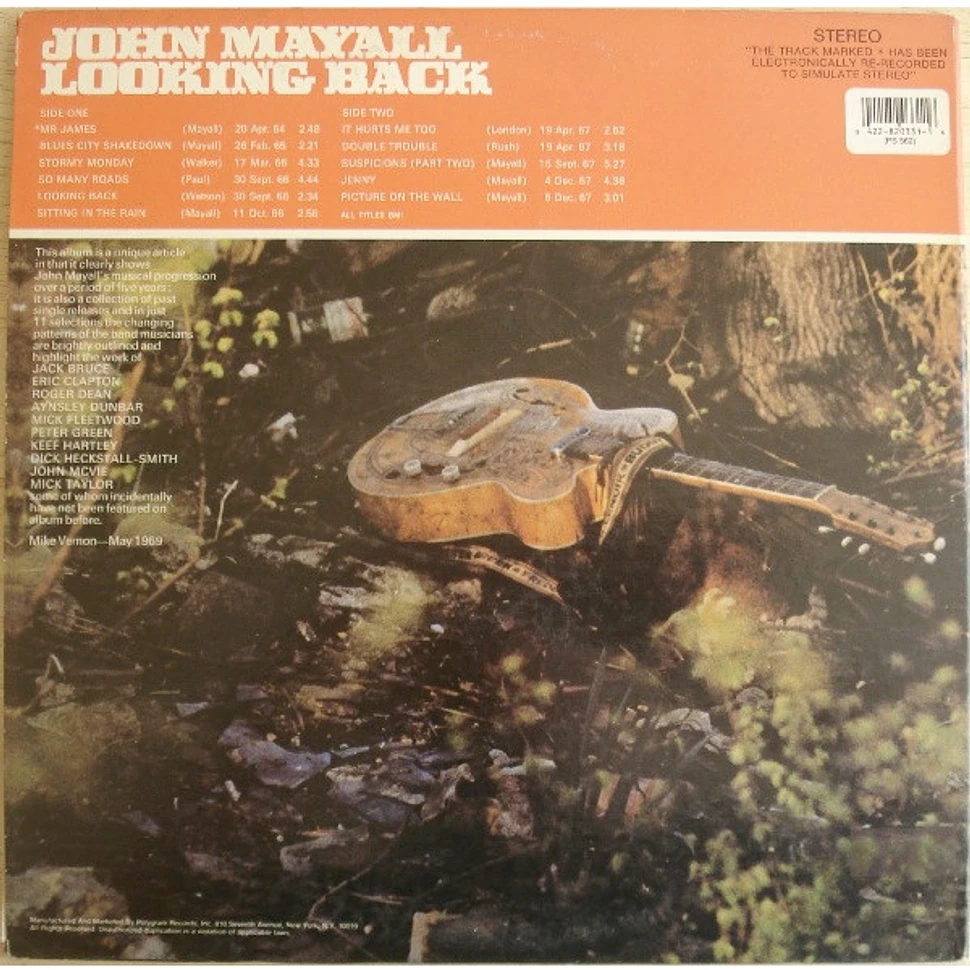 John Mayall - Looking Back - Vinyl LP - 1986 - US - Reissue | HHV