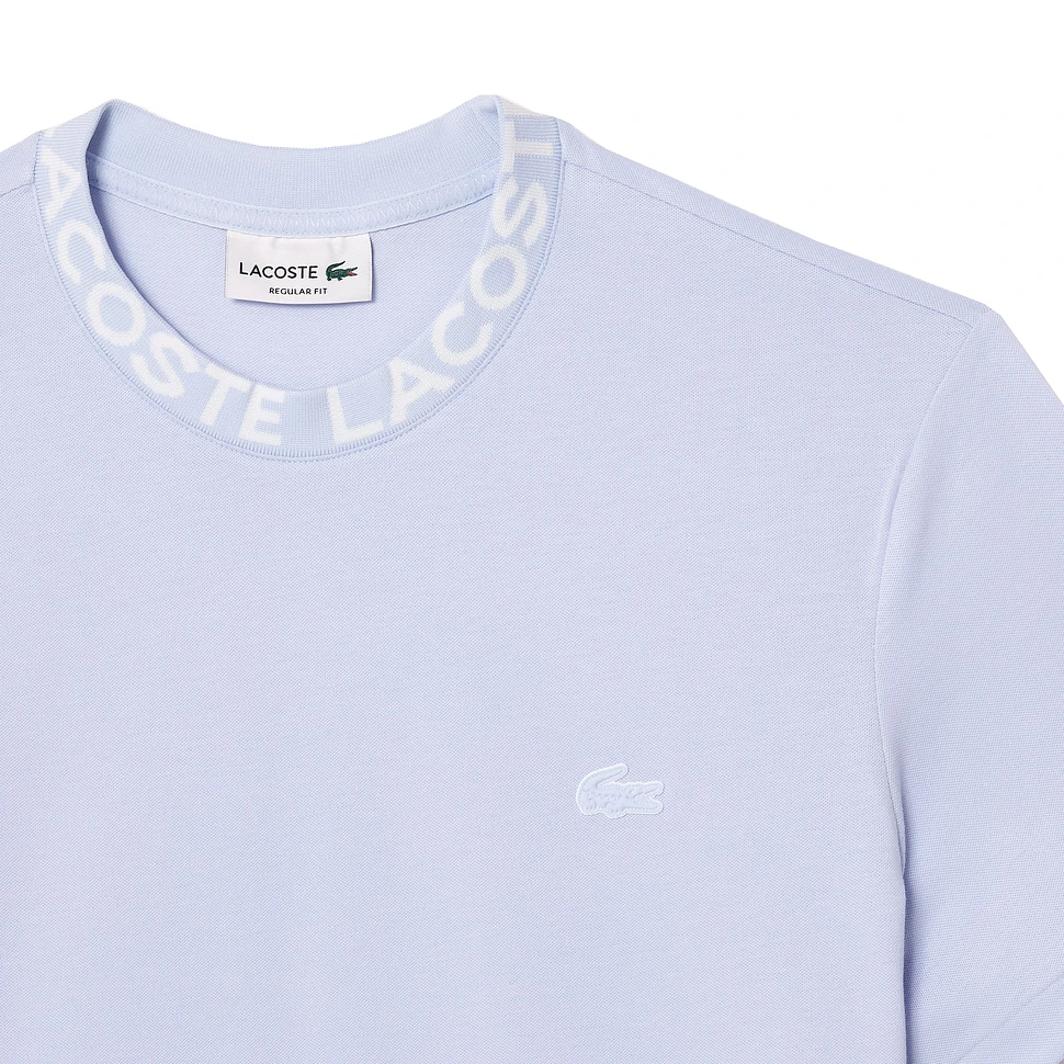 Lacoste - Ultralight Jacquard Collar T-Shirt