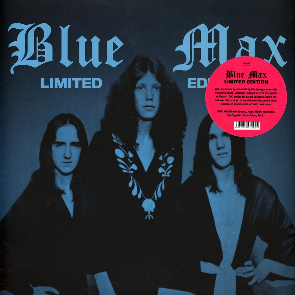 Blue Max - Limited Edition Black Vinyl Edtion