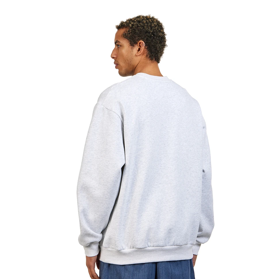 Butter Goods - Felt Logo Applique Crewneck (Ash Grey) | HHV