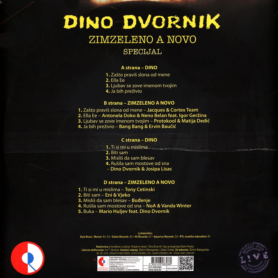 Dino Dvornik - Zimzeleno A Novo Specijal