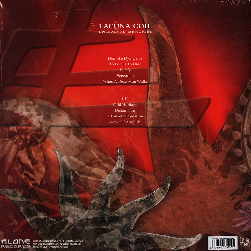 Lacuna Coil - Unleashed Memories Colored Vinyl Edition