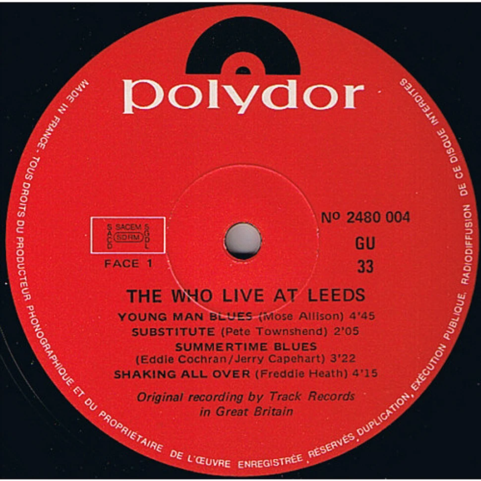 The Who - Live At Leeds