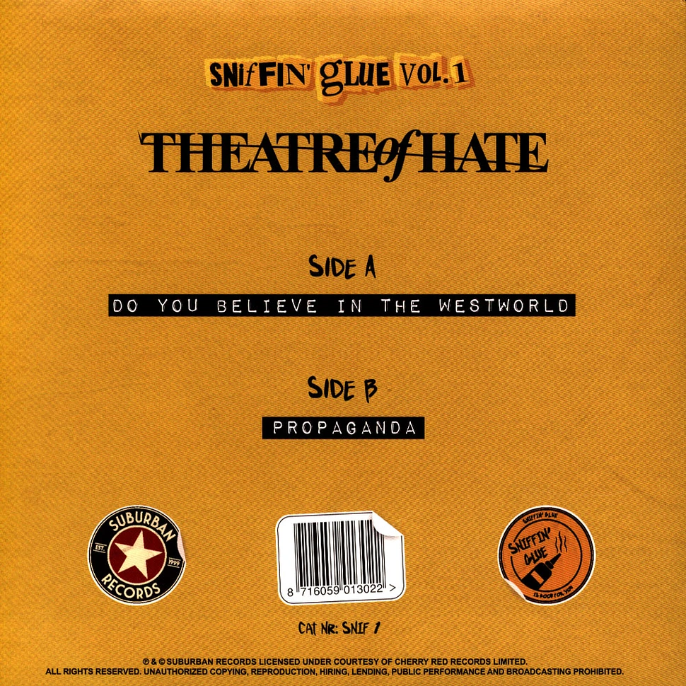 Theatre Of Hate - Do You Believe In The West World