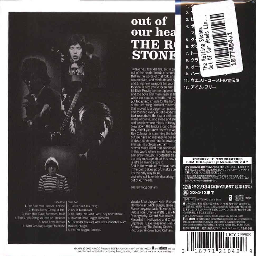 The Rolling Stones - Out Of Our Heads Limited UK Version / Japan SHM / Mono Edition
