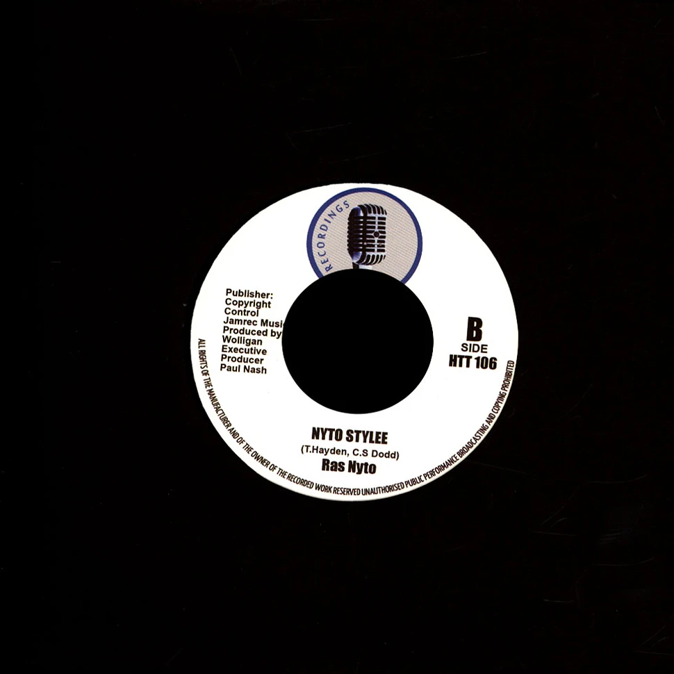 Linval Thompson / Ras Nyto - Stop It Yute Man / Nyto Stylee