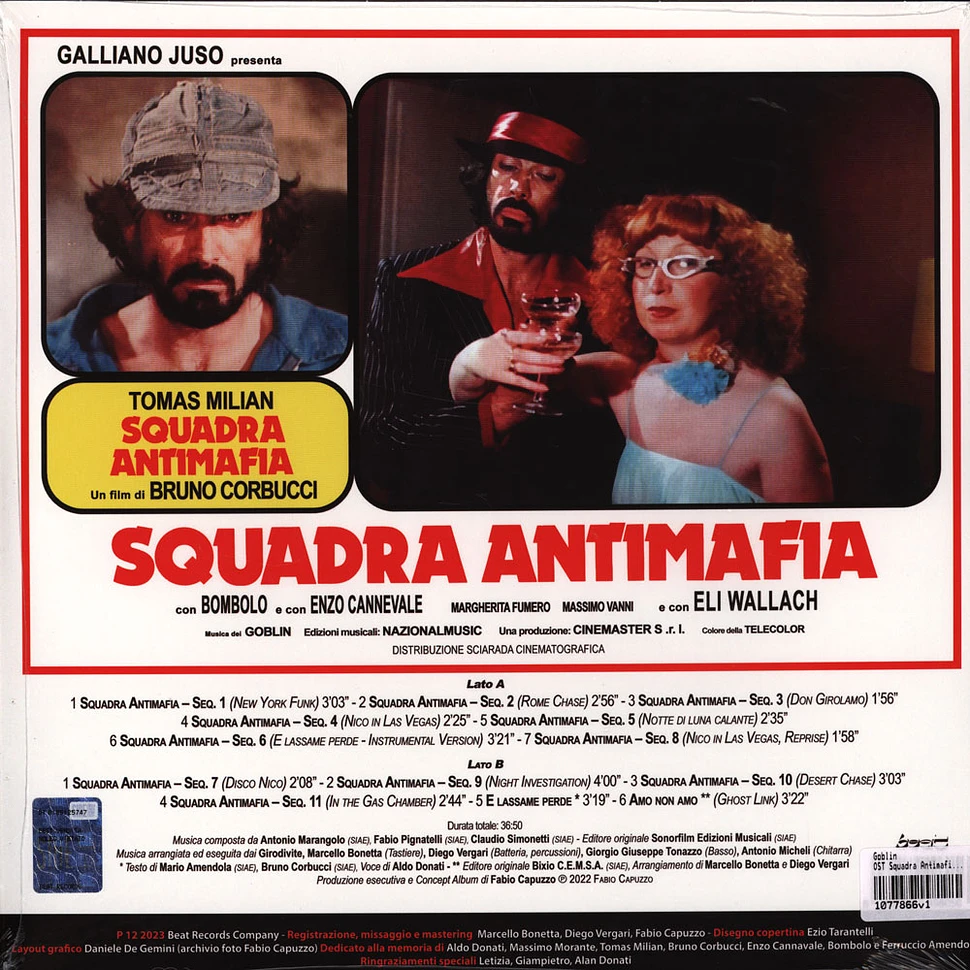 Goblin - OST Squadra Antimafia Marbled Dark Blue Vinyl Edition