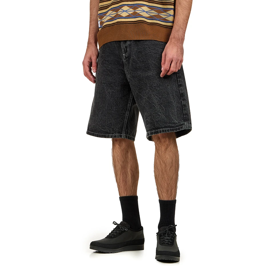 Butter Goods - Applique Denim Shorts (Acid Black) | HHV