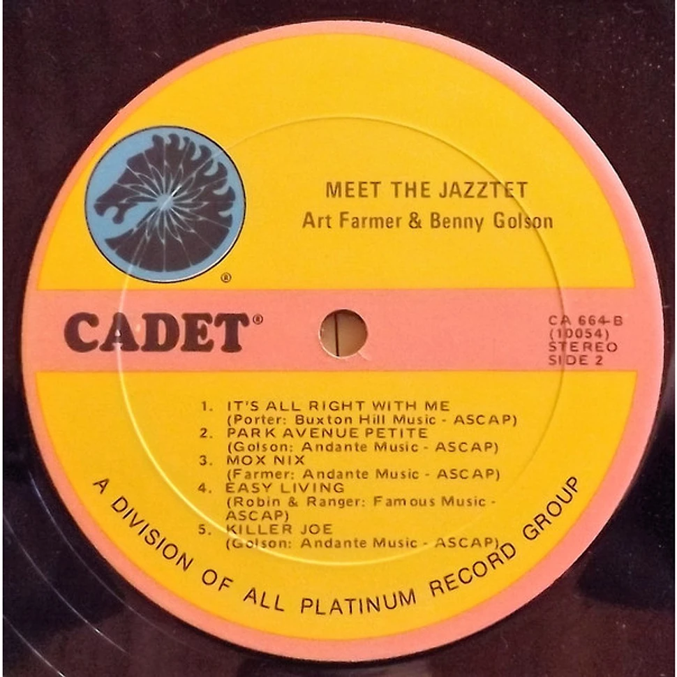Art Farmer - Benny Golson - Meet The Jazztet