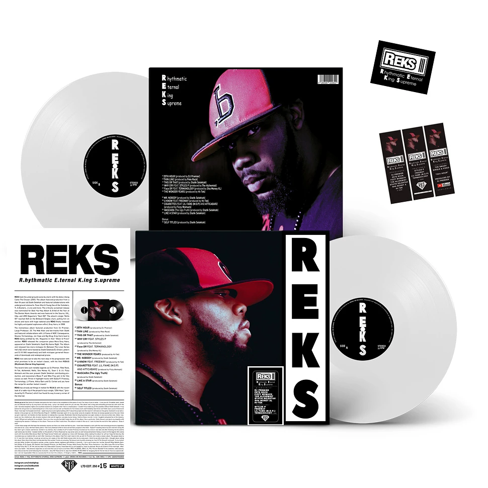 Reks - Rhythmatic Eternal King Supreme White Vinyl Edition