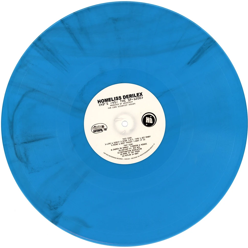 Homeliss Derilex - {Hd's -Vs- The Sp-1200} Blue Vinyl Edition