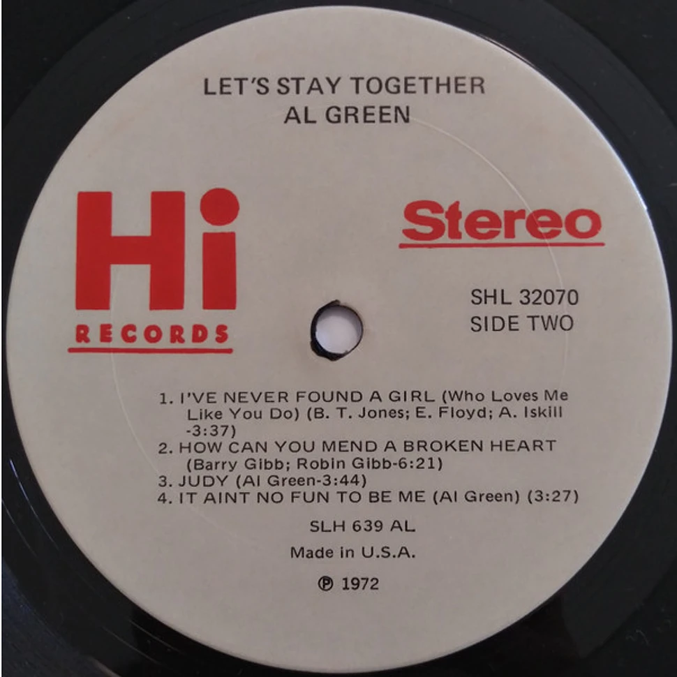 Al Green - Let's Stay Together