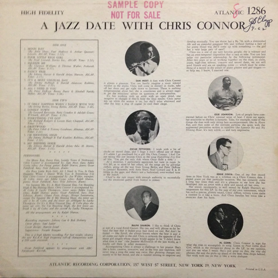 Chris Connor - A Jazz Date With Chris Connor