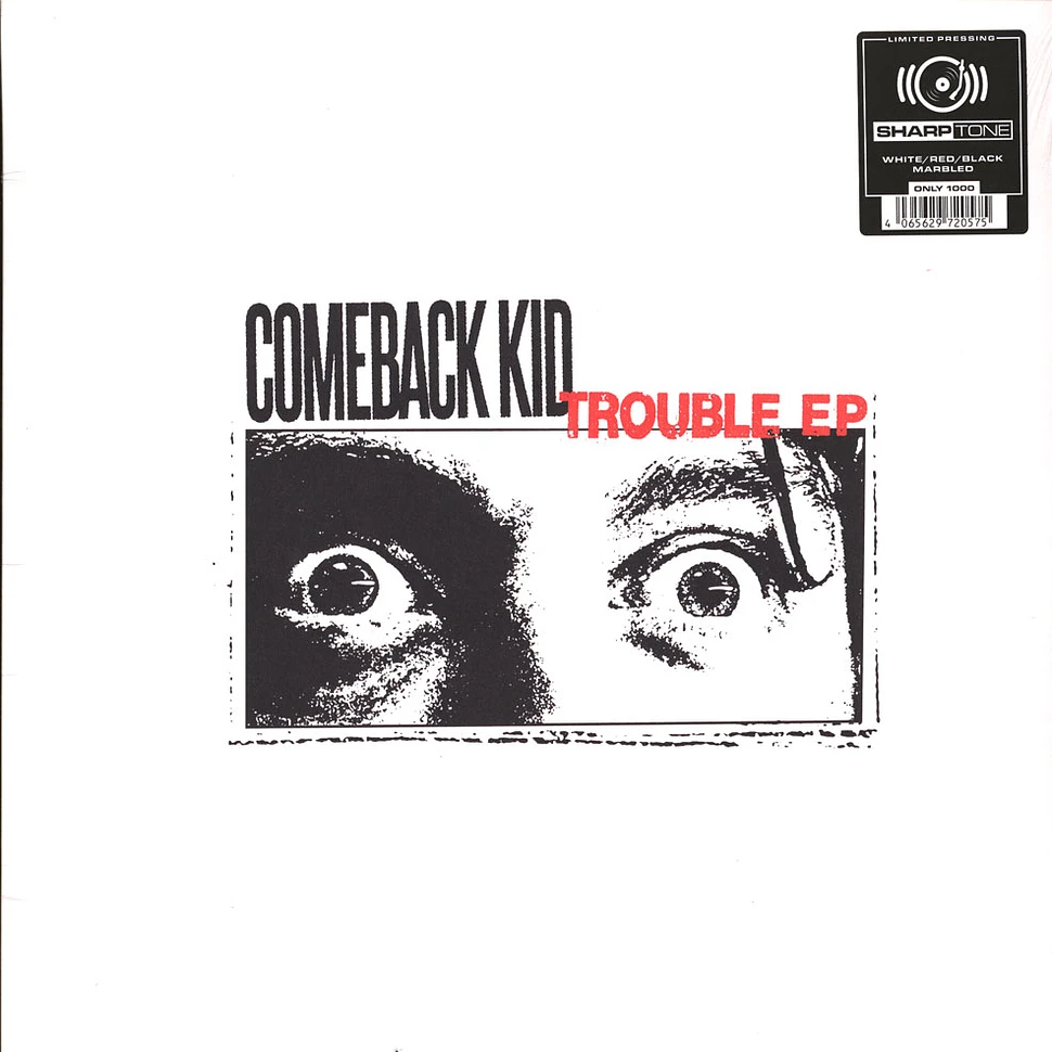 Comeback Kid - Trouble Marble White Black Transparent Red Marbled Vinyl Edition