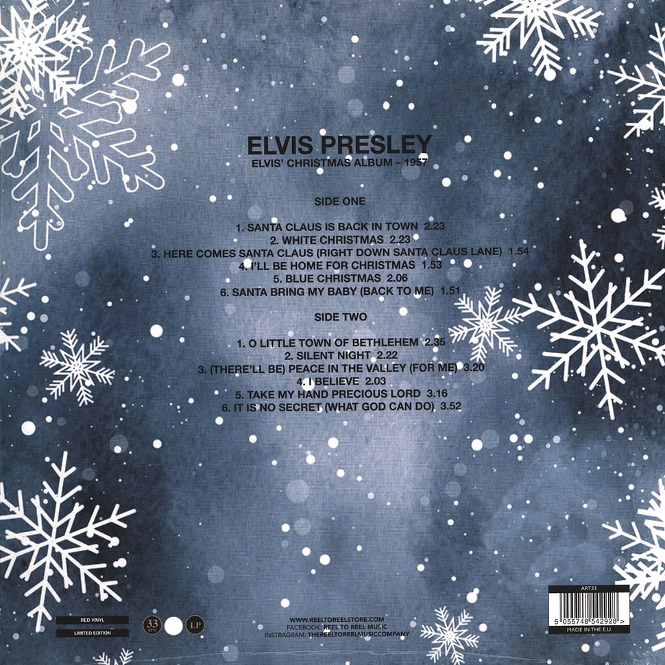 Elvis Presley - Elvis Christmas Album Red Vinyl Edition