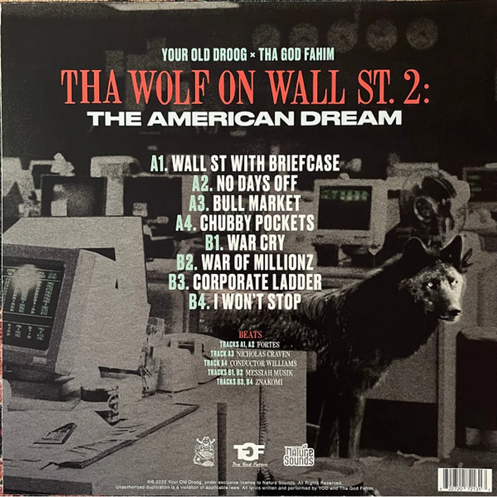Your Old Droog x ThaGodFahim - Tha Wolf On Wall St. 2: The American Dream