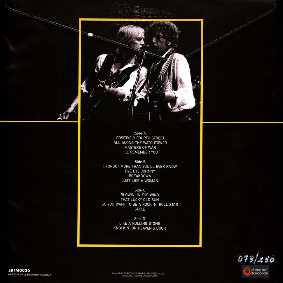 Bob Dylan Featuring Tom Petty - Live At The Entertainment Centre In Sydney 24th-25th February 1986 Splatter Vinyl Edition