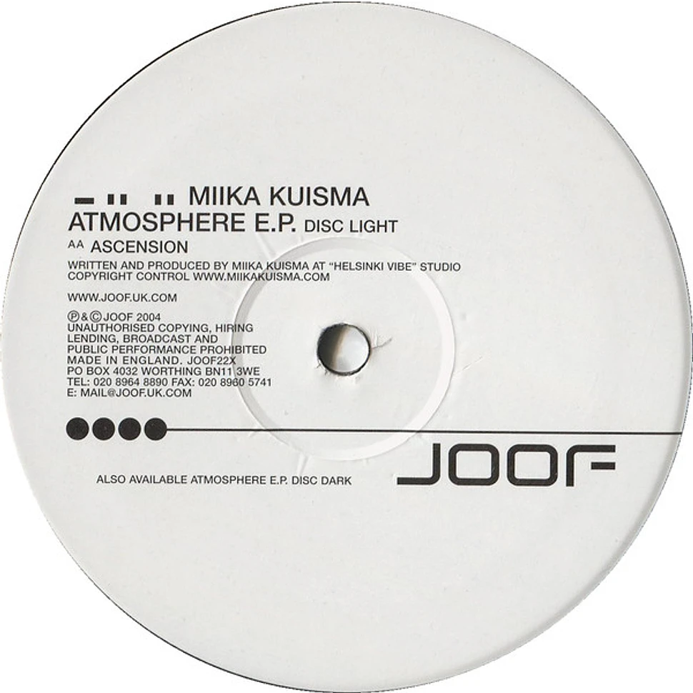 Miika Kuisma - Atmosphere E.P. Disc Light