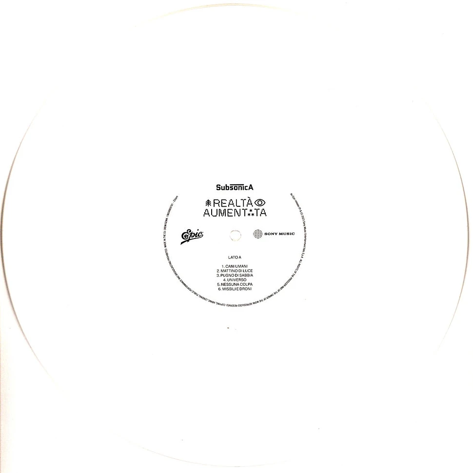 Subsonica - Realta Aumentata White Vinyl Edition