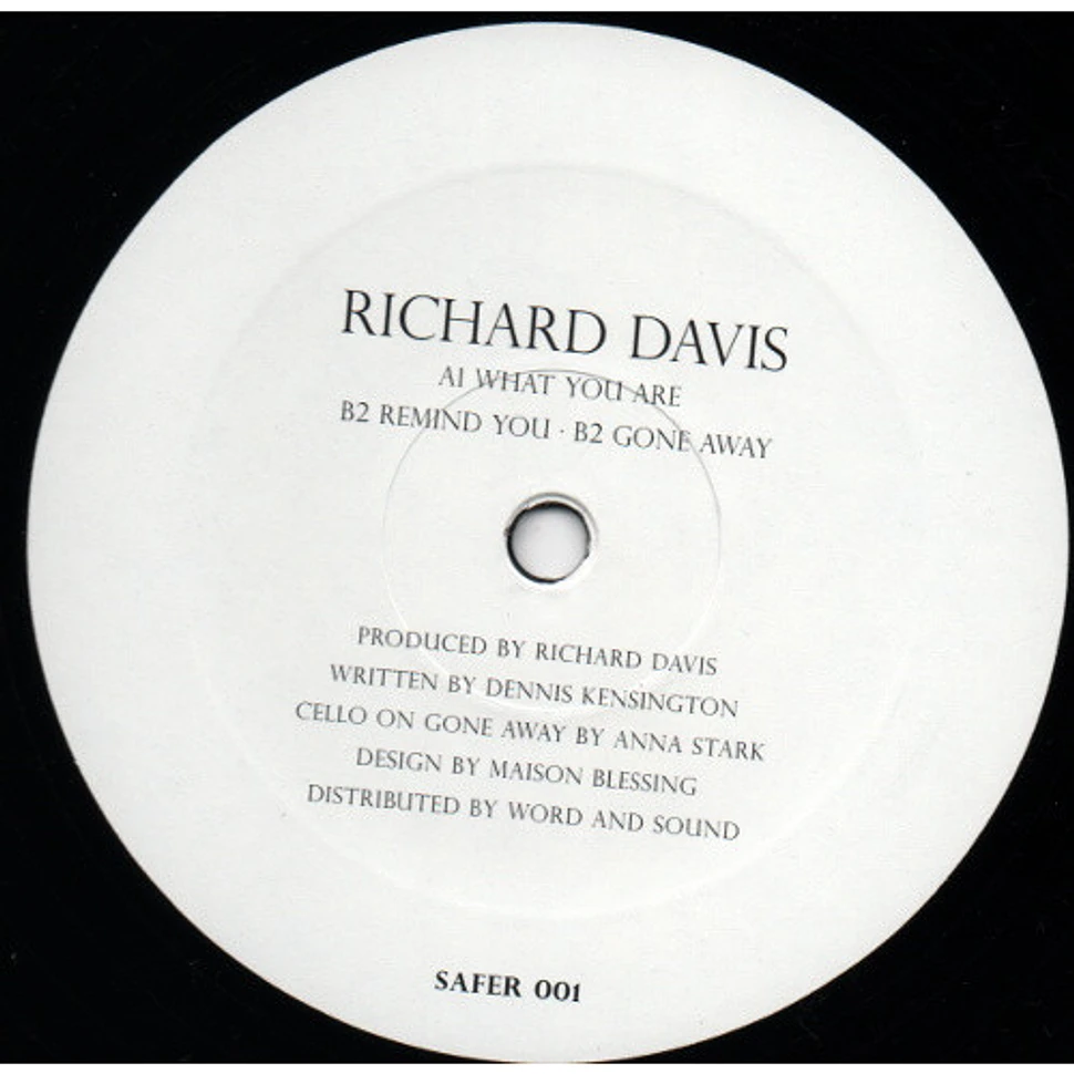 Richard Davis - What You Are