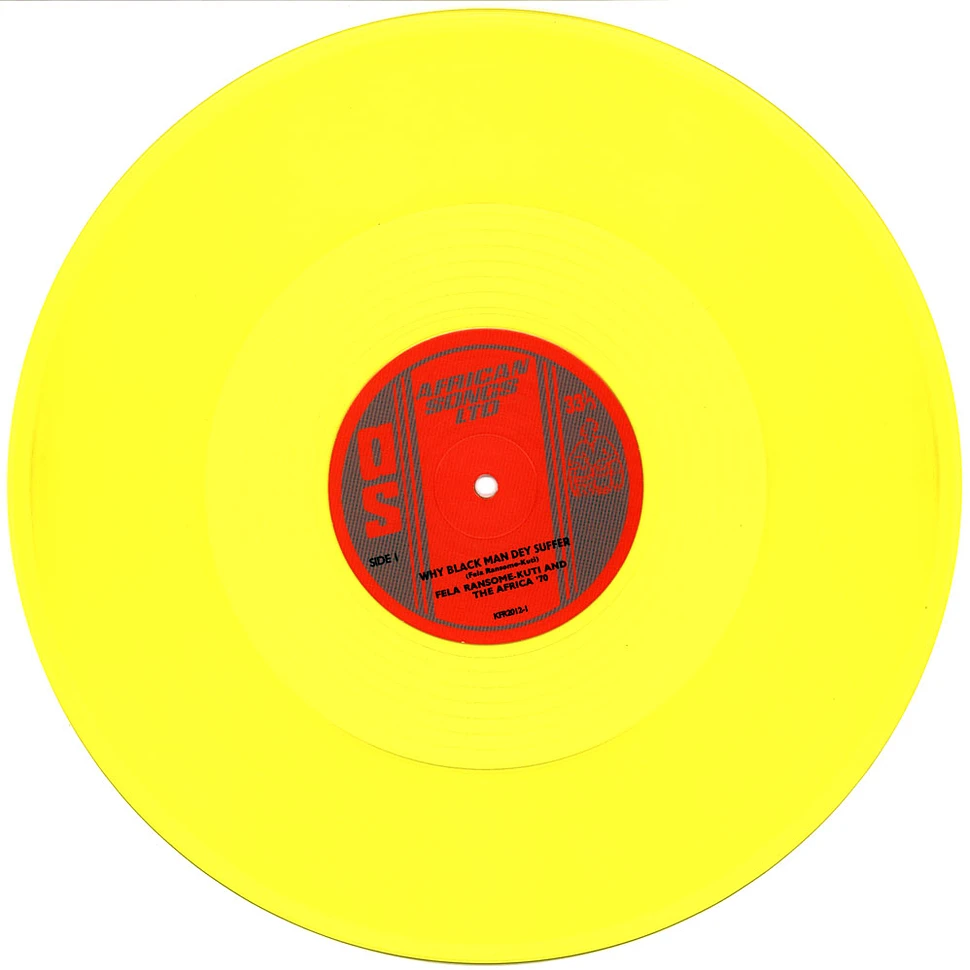 Fela Kuti - Why Black Man Dey Suffer Transparent Yellow Vinyl Edition