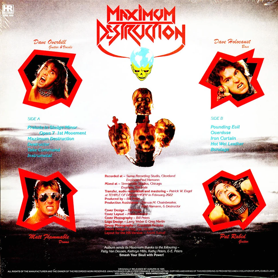 Destructor - Maximum Destruction Bi-Color Vinyl