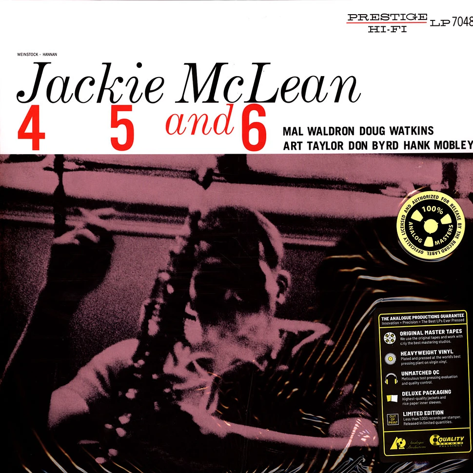 Jackie Maclean - 4, 5 And 6 (Mono)