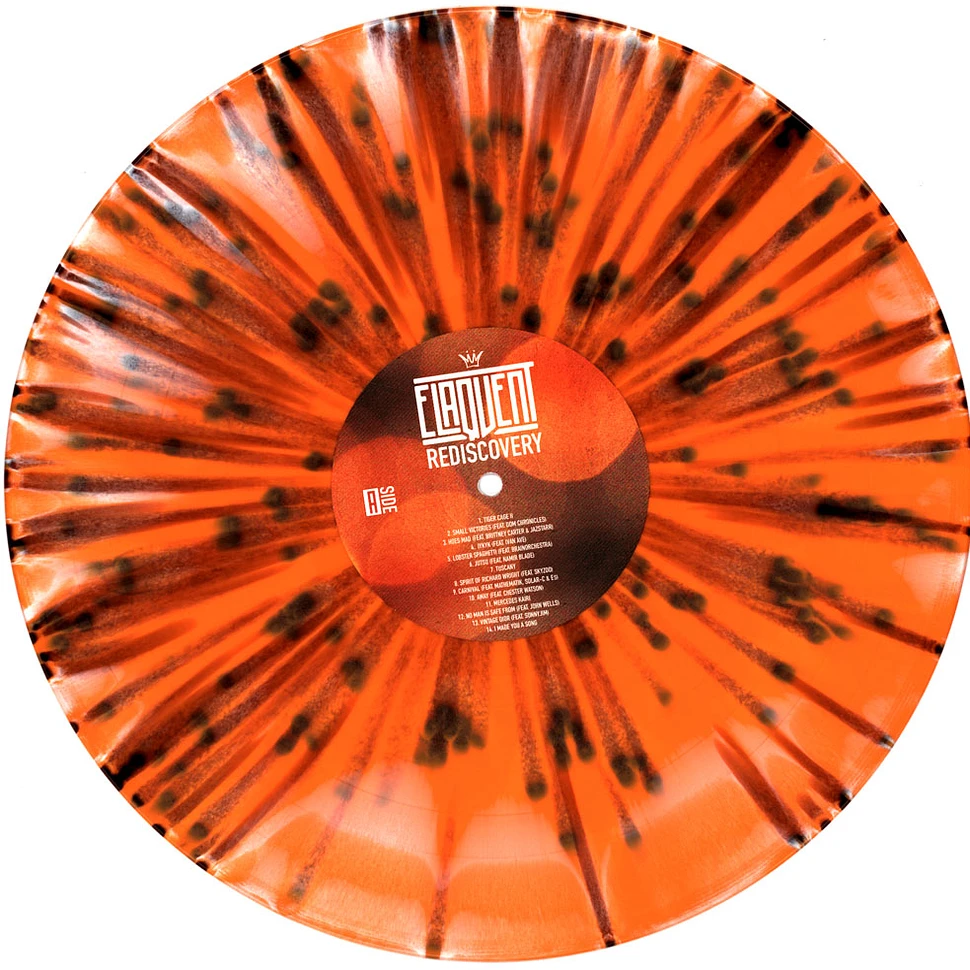 Elaquent - Rediscovery Orange & White With Brown Splatter Vinyl Edition