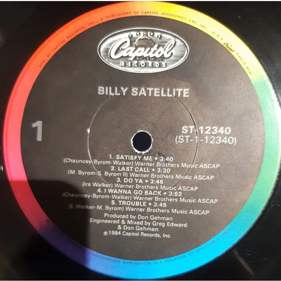 Billy Satellite - Billy Satellite