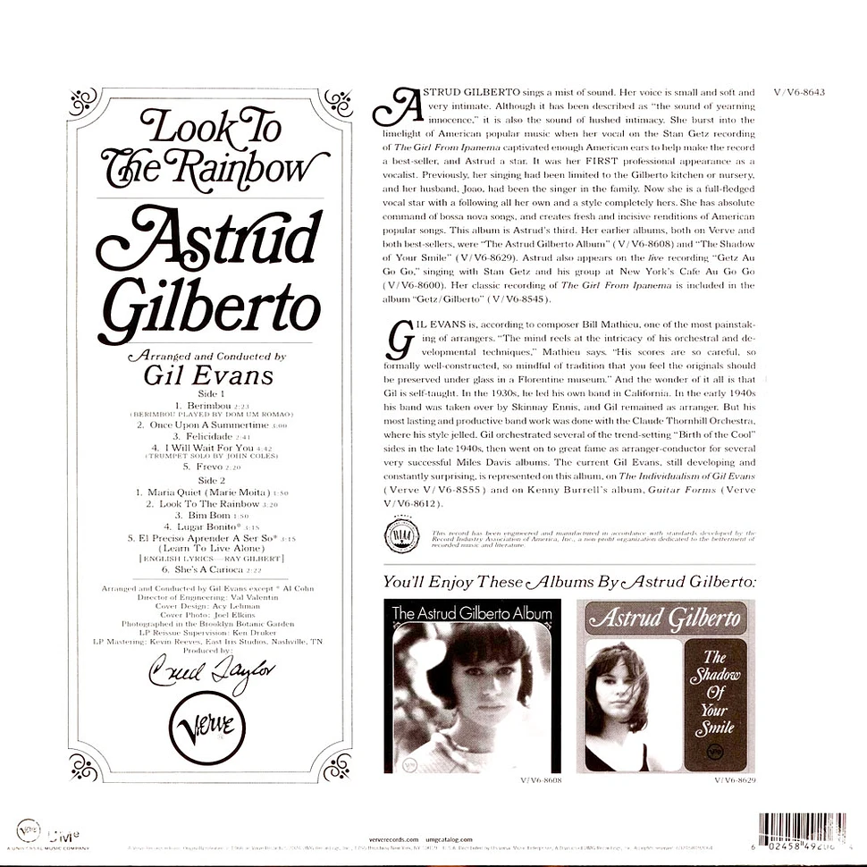 Astrud Gilberto - Look To The Rainbow Verve By Request Edition