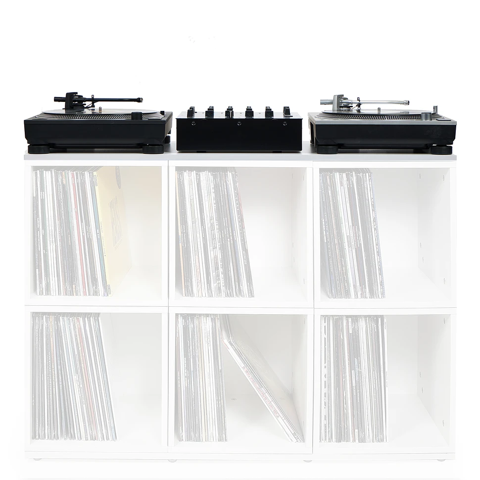 Record Box - Vinyl Record Storage - DJ-Topboard für 12" Aufbewahrung (3x110)