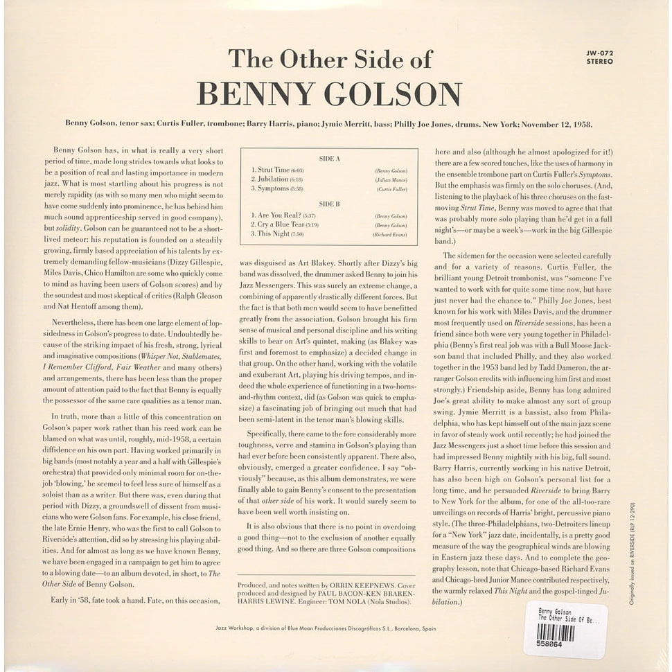 Benny Golson - The Other Side Of Benny Golson