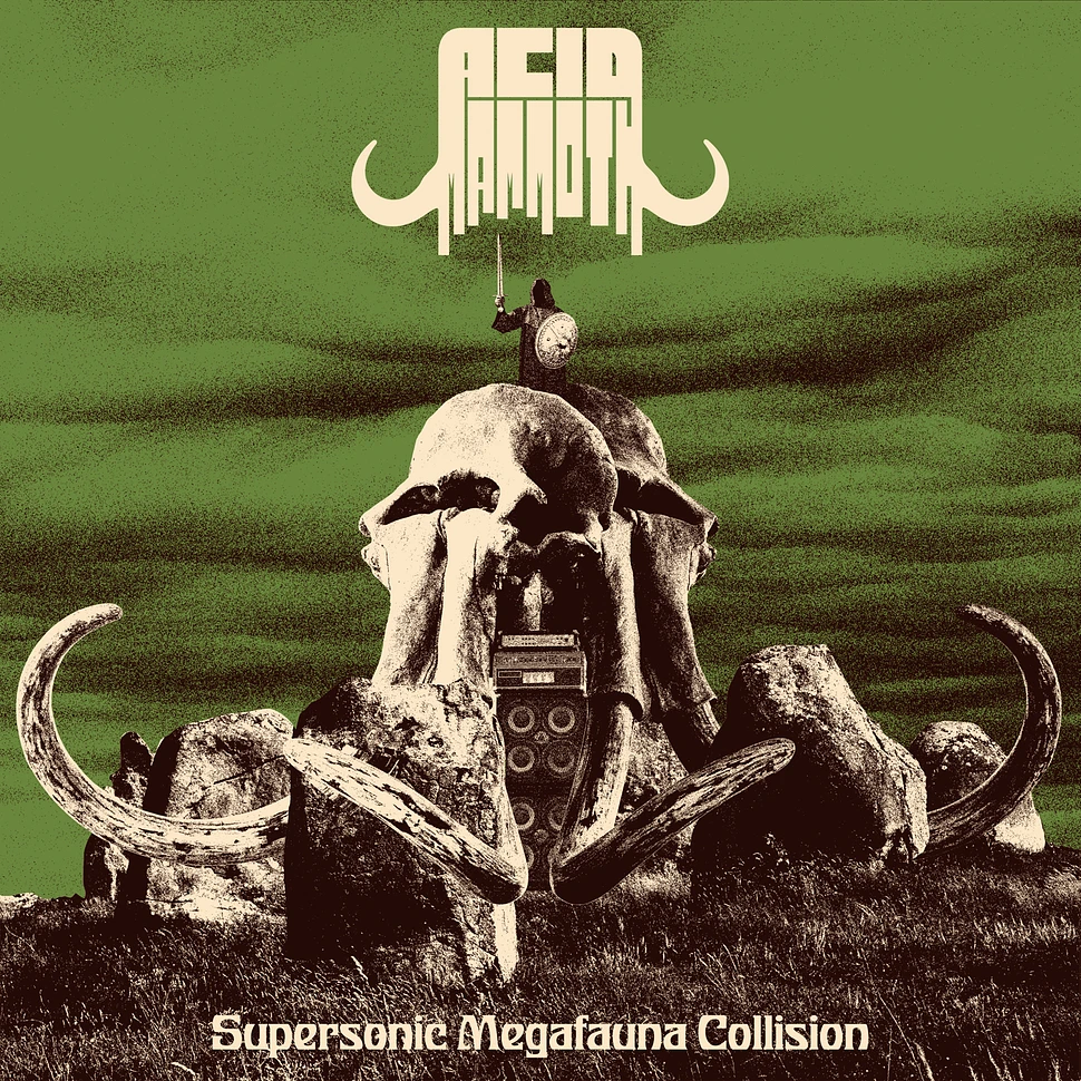 Acid Mammoth - Supersonic Megafauna Collision White/Green/Orange Colored Vinyl Edition