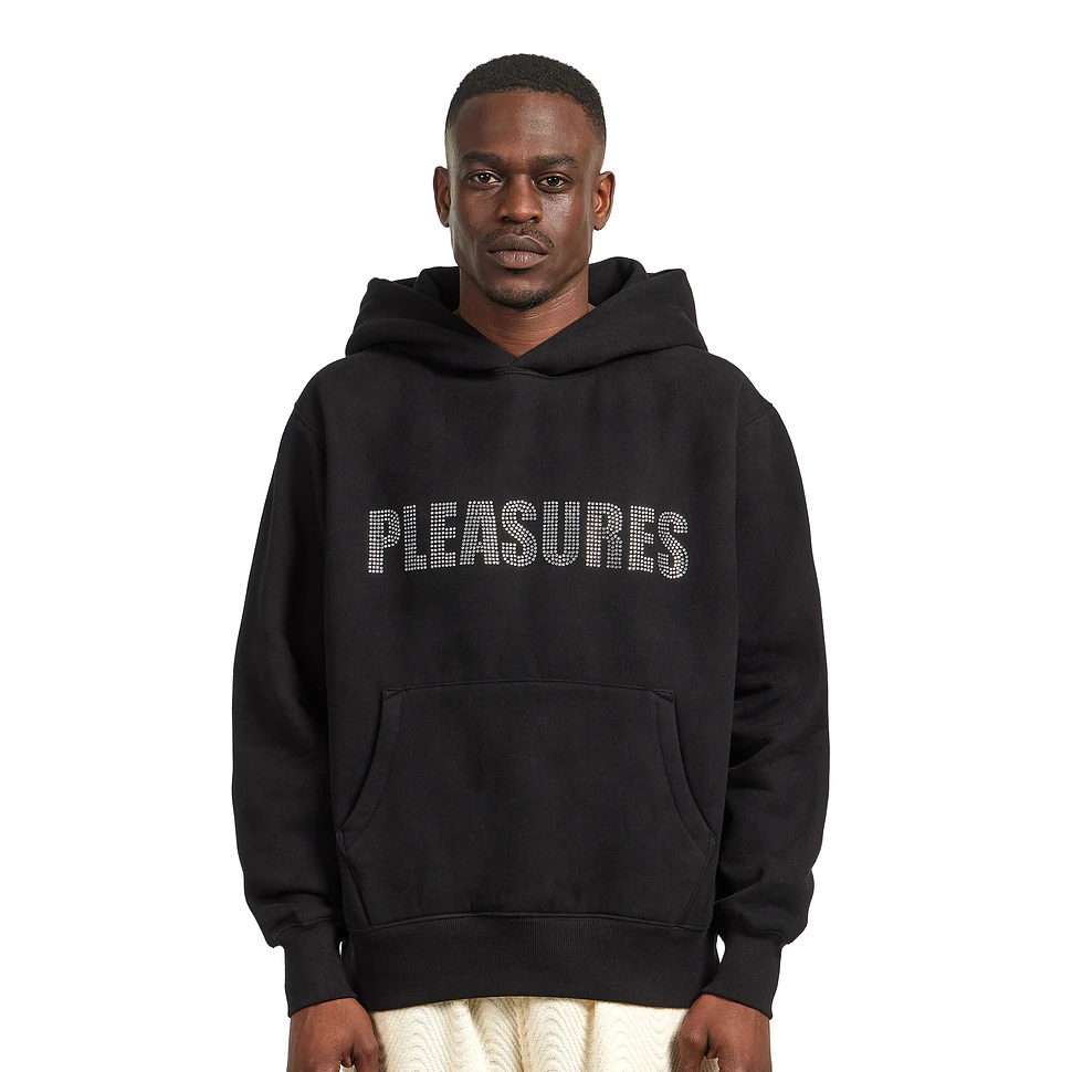 PLEASURES - Rhinestone Impact Hoodie