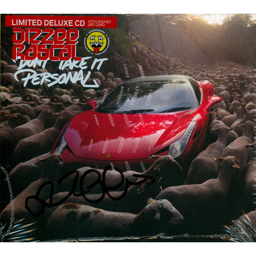 Dizzee Rascal - Don't Take It Personal Limited Signed Postcard