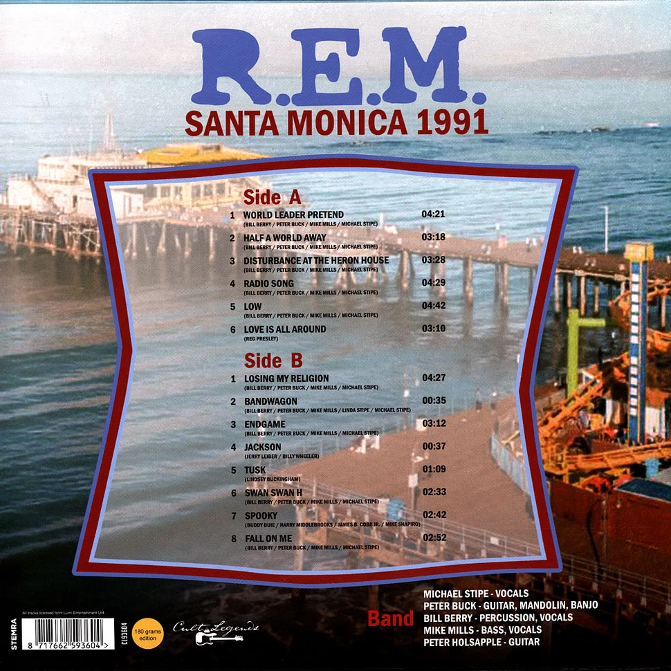 R.E.M. - Santa Monica 1991