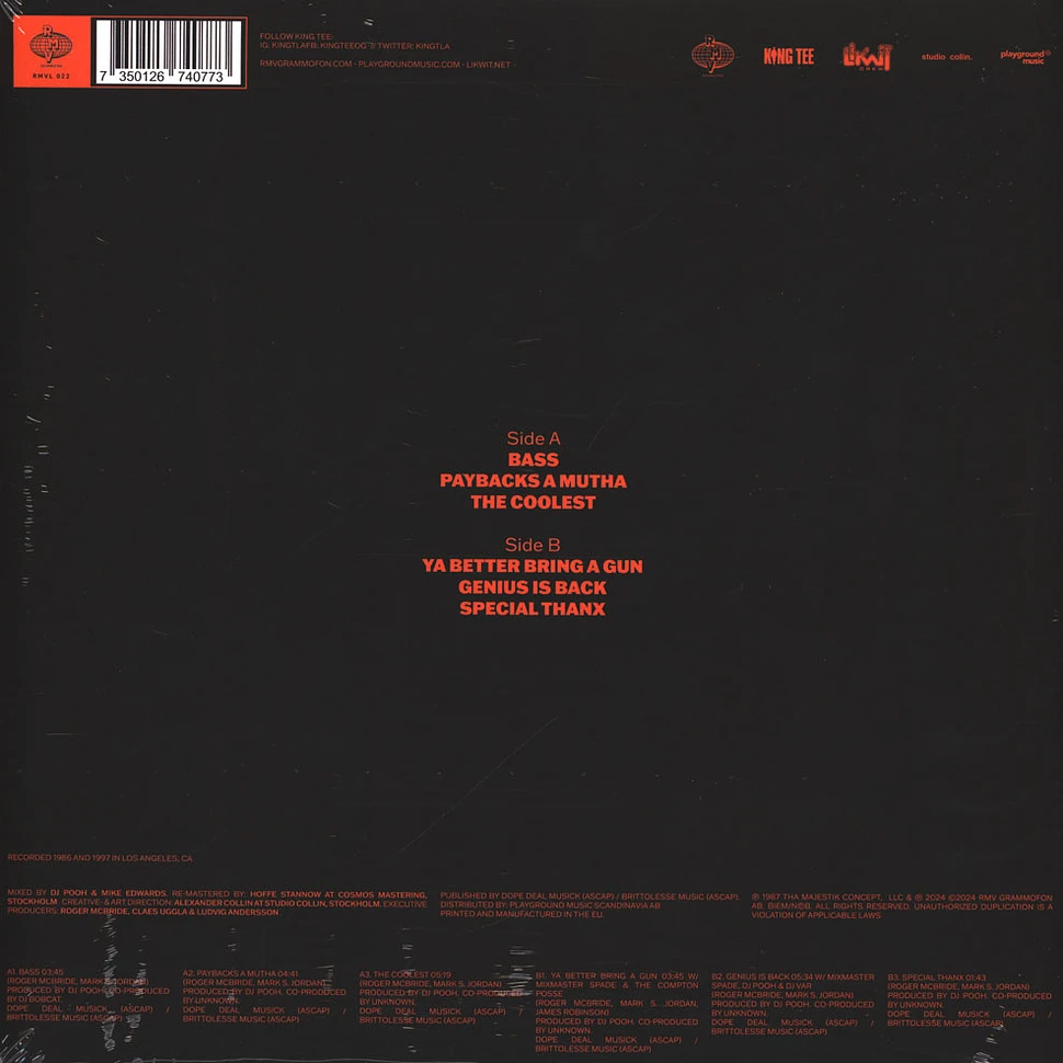 King Tee - Bass Orange Vinyl Edition